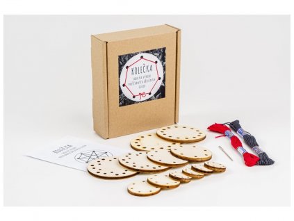 Pikle sada na výrobu prošívaných ozdob Kolečka