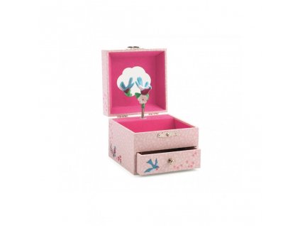 Djeco hrací skříňka růžová sýkorka