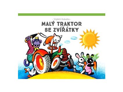 Malý traktor se zvířátky