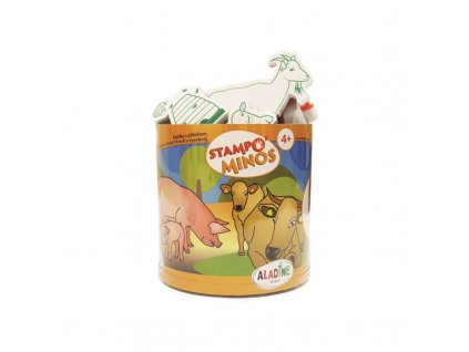 Aladine dětská razítka MINOS - Zvířátka na statku