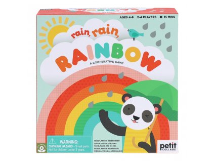 Petitcollage kooperativní hra Rain rain rainbow
