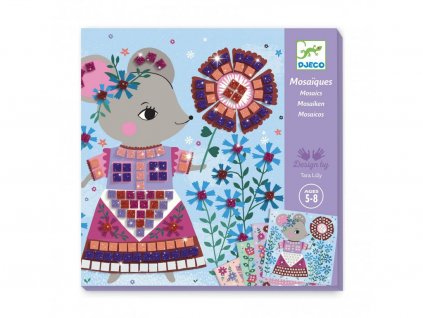Djeco kreativní sada třpytivá mozaika Mazlíčci