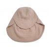 Nanitce letní klobouček s kšiltem béžový