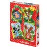Dino puzzle Krtek s přáteli 4x12 dílků