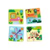 Další čtyři předlohy s otvory k Djeco hře mozaika Mini zvířátka
