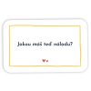 Ukázka karty Podle sebe – Na dobrou noc s otázkou: „Jakou máš teď náladu?“. Karty pro večerní rozhovory a podporu emoční inteligence u dětí.