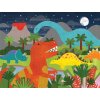 Petitcollage podlahové puzzle Království dinosaurů