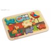 Janod dřevěné vkládací puzzle Zvířátka domácí mazlíčci