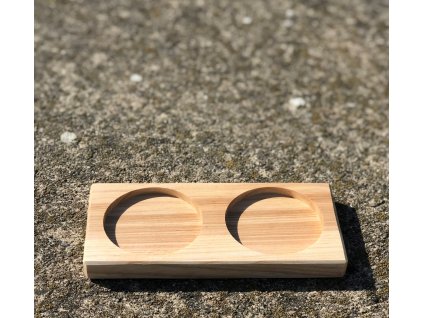 stojánek pod mlýnky jasanový 2x20