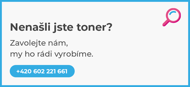 Nenašli jste toner?
