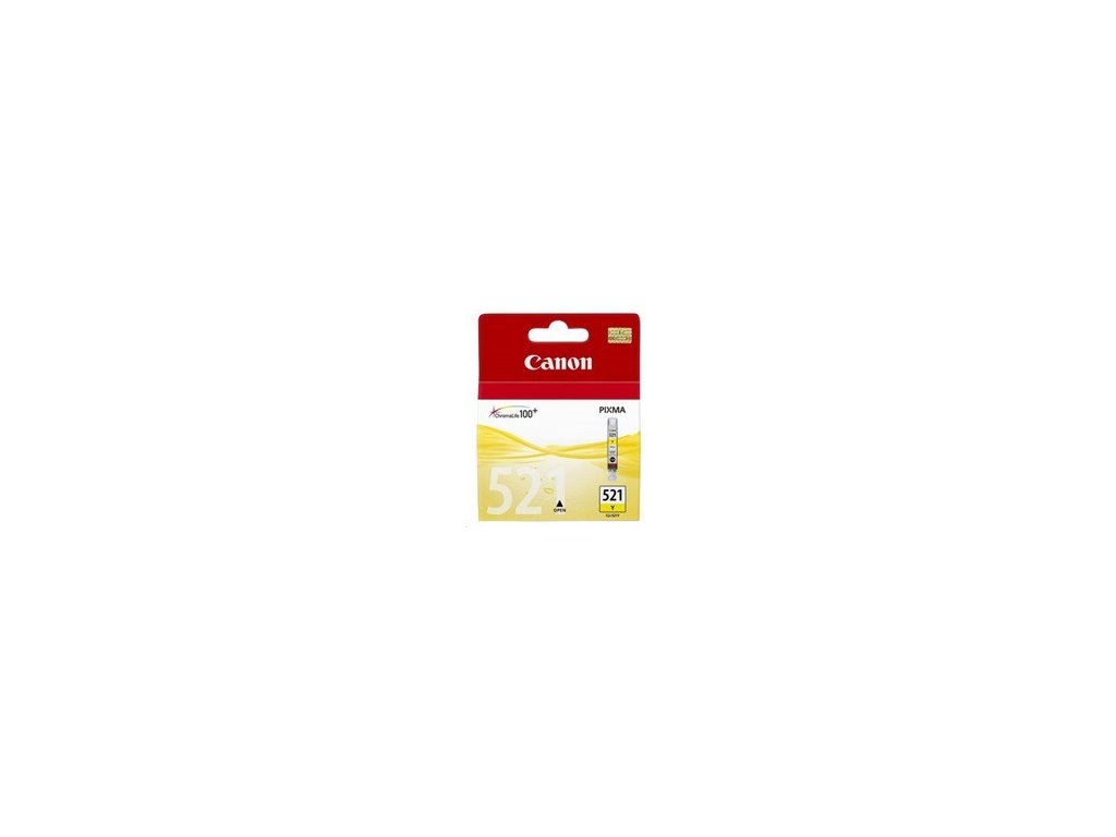 1542 canon bj cartridge yellow cli 521y cli521y blister sec
