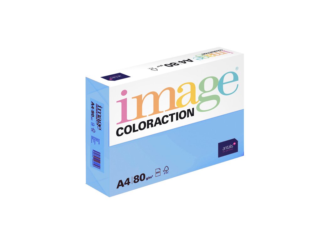8139 papir barevny image coloraction a4 80g obl70 ledove modra 500 listu