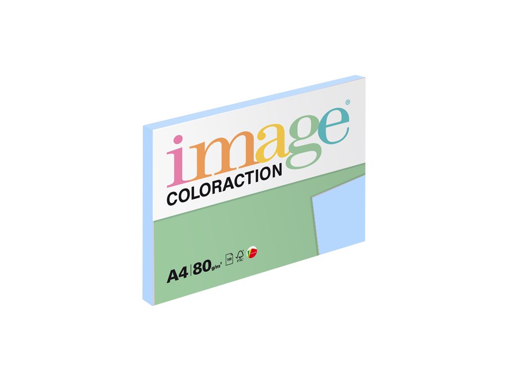 8145 papir barevny image coloraction a4 80g ledove modra 100 listu