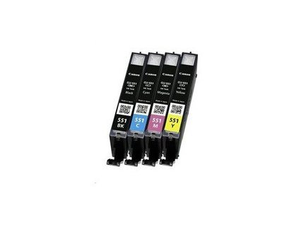 1734 canon bj cartridge cli 551 c m y bk multi pack w o sec