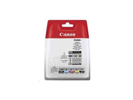 1917 canon bj cartridge pgi 580 cli 581 bk cmyk multi blister sec