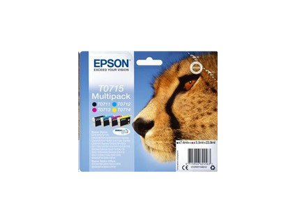 2247 epson ink multipack 4 colours t0715 durabrite ultra ink