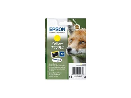 2253 epson ink bar singlepack liska yellow t1284 durabrite ultra ink 3 5 ml