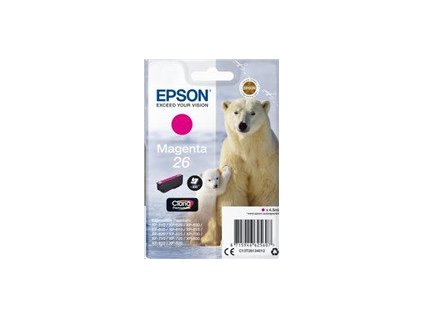 2328 epson ink bar singlepack ledni medved magenta 26 claria premium ink