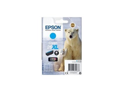 2337 epson ink bar singlepack ledni medved cyan 26xl claria premium ink