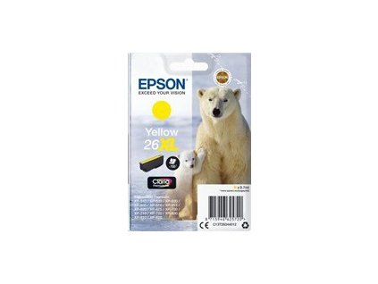 2343 epson ink bar singlepack ledni medved yellow 26xl claria premium ink