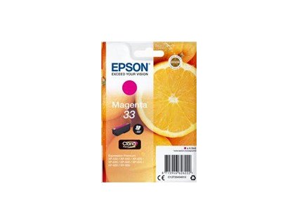 2376 epson ink bar singlepack pomeranc magenta 33 claria premium ink