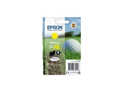 2424 epson ink bar singlepack golf yellow 34xl durabrite ultra ink 10 8 ml