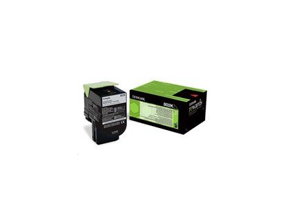 3213 lexmark cerny toner 802k pro cx310 410 510 z programu lexmark return 1 000 stran