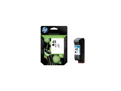 6171 hp 45 black ink cart 42 ml 51645ae