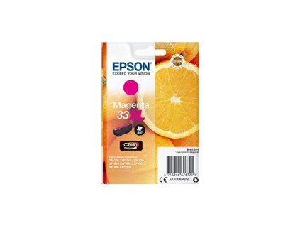 7050 epson ink bar singlepack pomeranc magenta 33xl claria premium ink
