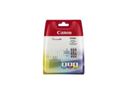 7218 canon bj cartridge cli 8 c m y multi pack