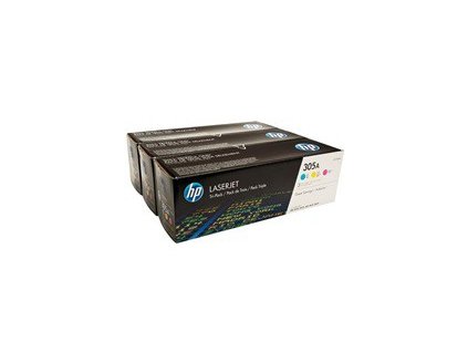 7338 originalni toner multipack hp cf370am 305a tri barvy
