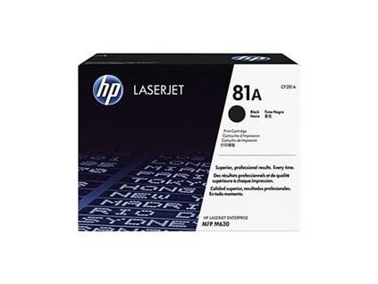 7668 originalni toner hp cf281a 81a cerny