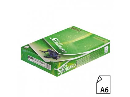 8118 papir xerograficky a6 80g high standard 500 listu