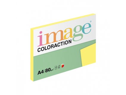 8148 papir barevny image coloraction a4 80 g citronove zluta 100 listu