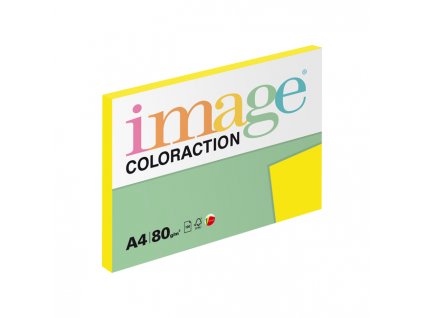 8151 papir barevny image coloraction a4 80 g syta zluta 100 listu