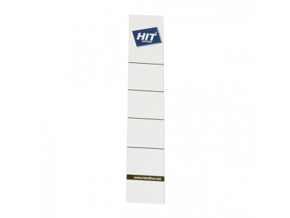 9333 stitky na poradac zasunovaci hit office hrbet 50 mm 30x190mm 10 ks