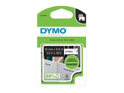 9366 dymo paska d1 specialni permanentni polyesterova 12 mm x 5 5 m bila