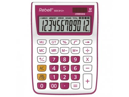 9390 kalkulator rebell sdc912 ruzova