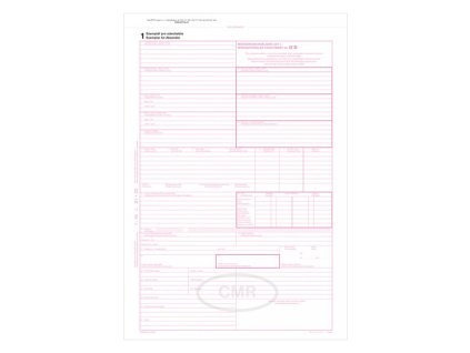 CMR mezinárodní nakládací list 0 197 / 100 ks