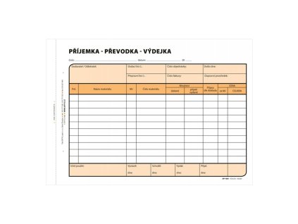 Příjemka-převodka-výdejka A5 O 000087