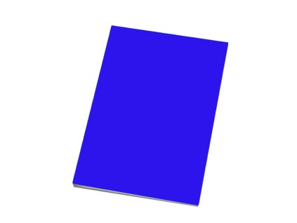 Karton kreslící A4 225 g - tmavě modrá / 50 archů