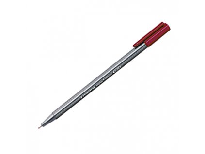 9969 popisovac triplus fineliner cervena