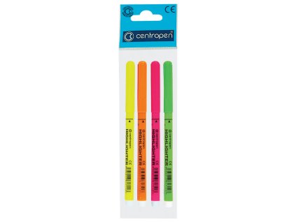 Zvýrazňovač Centropen 2532 Highlighter / 4 ks