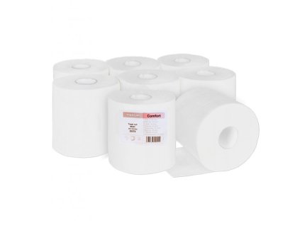 Utěrky MAXI bez dutinky 2vr. celulóza, 20 cm/20 cm, návin 140 m - bílá role /  6 ks  (30570)