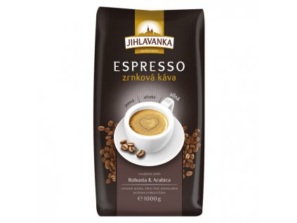 10965 kava zrnkova jihlavanka espresso 1 kg