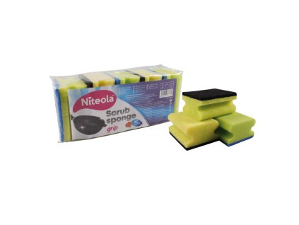 Houbička na nadobí - tvarovaná / 5 kusů