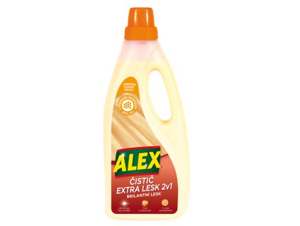 ALEX čistič extra lesk 2v1  750 ml - laminátové podlahy