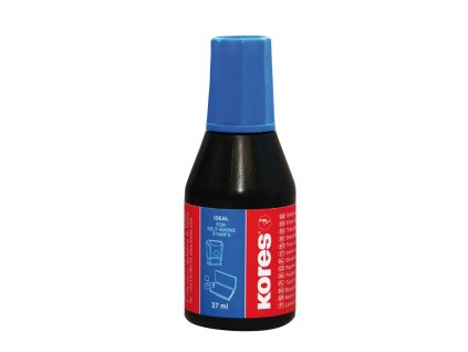 Barva razítková KORES 28 ml - modrá