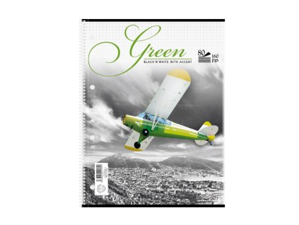 Blok čtvereček se spirálou A5 College Block 80 listů