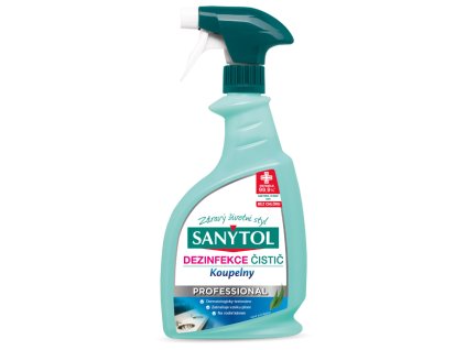 Čistič na koupelny SANYTOL Professional, eukalyptus, 750 ml